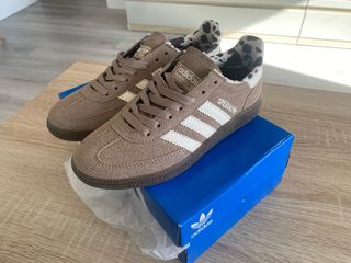 Adidas Spezial Marrones Estampado Vaca