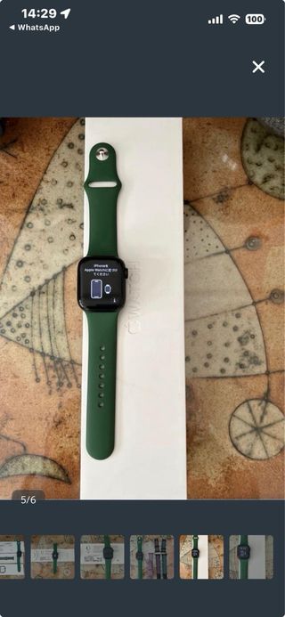 Apple Watch Series 7 Verde 41mm GPS + LTE