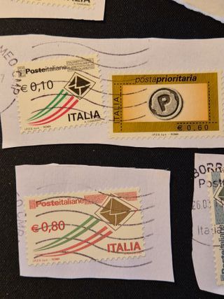 Lotto 10 Francobolli Poste Italiane