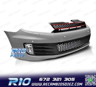 PARAGOLPES DELANTERO VOLKSWAGEN VW GOLF 6 08-12 PDC LOOK GTI