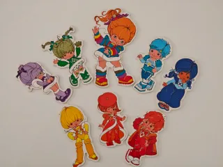 8 Puzzles de la serie Rainbow Brite, años 80