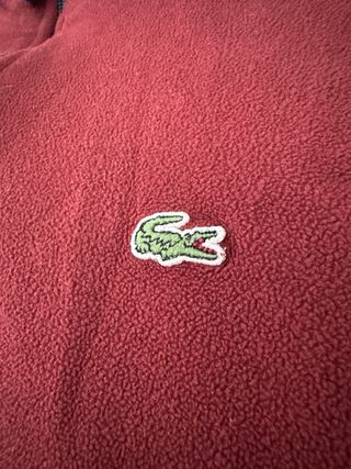 Sudadera polar Lacoste media cremallera