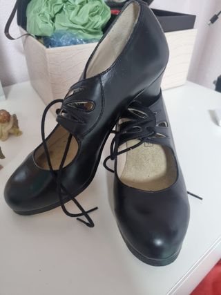 Zapatos Flamenco Mujer Negros Profesionales