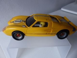 DESGUACE FORD GT 40 AMARILLO EXIN ( SCALEXTRIC )