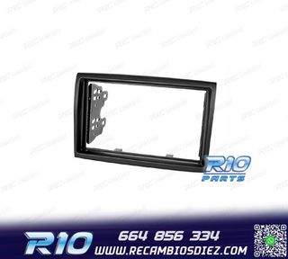 MARCO NEGRO RADIO 2-DIN PARA CITROEN JUMPER PEUGEOT BOXER FI
