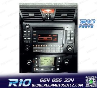 MARCO NEGRO PARA RADIO 2-DIN PARA FIAT STILO
