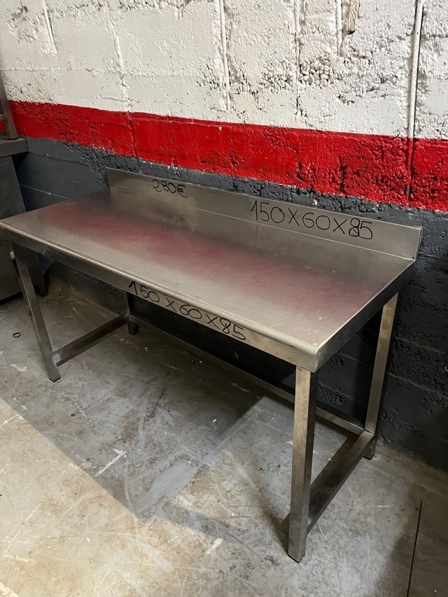 Mesa Acero Inoxidable 150x60x85