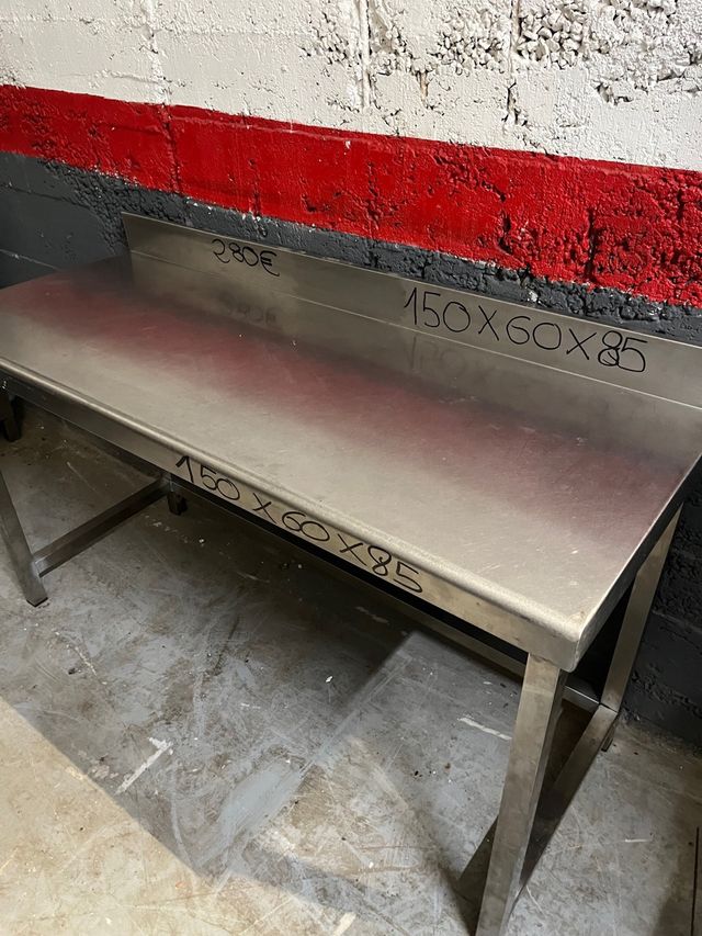 Mesa Acero Inoxidable 150x60x85