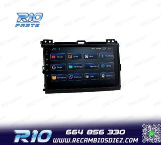 RADIO GPS ANDROID 12 PARA TOYOTA LAND CRUISER 02-09