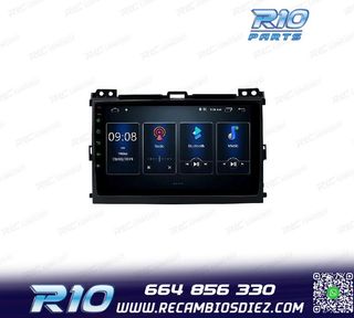 RADIO GPS ANDROID 12 PARA TOYOTA LAND CRUISER 02-09