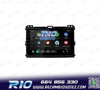RADIO GPS ANDROID 12 PARA TOYOTA LAND CRUISER 02-09