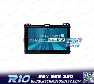 RADIO GPS ANDROID 12 PARA TOYOTA LAND CRUISER 02-09