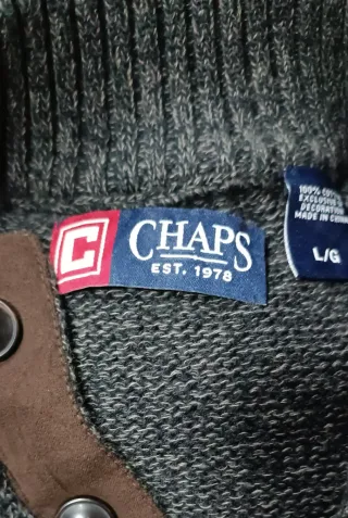 Ralph Lauren Chaps Jersey Gris Talla L/ XL Hombre