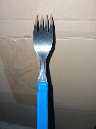 Juego 3 cuchillos y tenedores de acero inoxidable