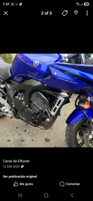 Yamaha Fazer 600 v2 Azul