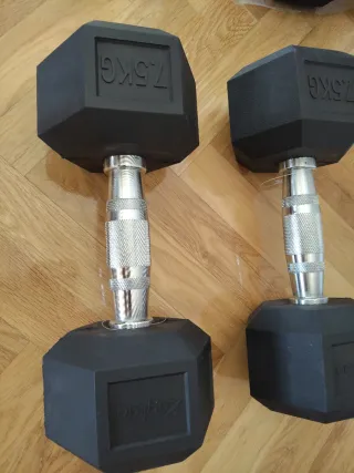 Juego de mancuernas CrossFit 7.5 kg (Par)