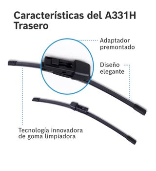 Escobillla coche trasera