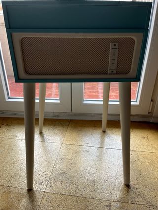 Tocadiscos Sunstech Azul y Negro