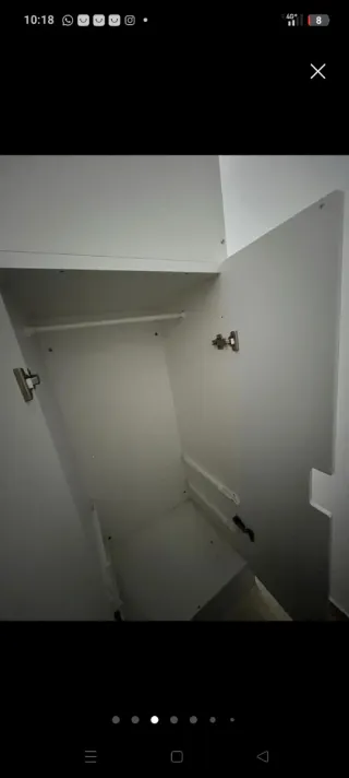 Litera Escritorio Ikea Blanca y Rosa