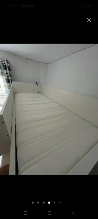 Litera Escritorio Ikea Blanca y Rosa