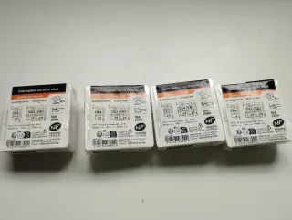 4 Interruptores conmutadores 10A 250V