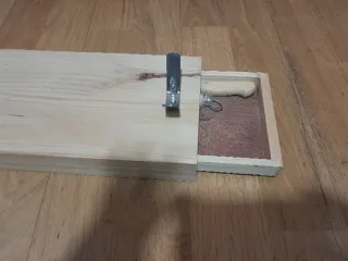 Soporte Jamonero Madera y Metal