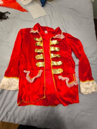 Disfraz Pirata Rojo Adulto Talla Única
