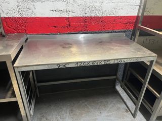 Mesa acero inoxidable 126x64x85