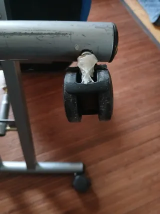 Silla ergonómica estudio azul y plata