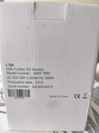 Espumador de leche L'OR MMF-9401