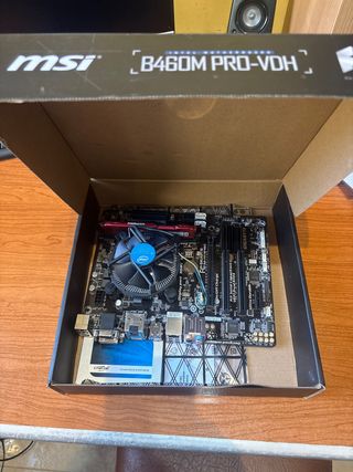 Placa Base MSI B460M PRO-VDH + RAM + SSD