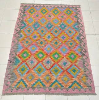 Tappeto Kilim afgano 175x133 cm