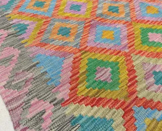 Tappeto Kilim afgano 175x133 cm