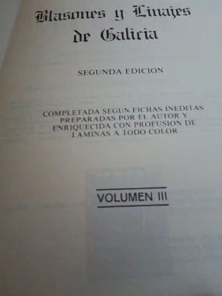 Blasones y Linajes de Galicia