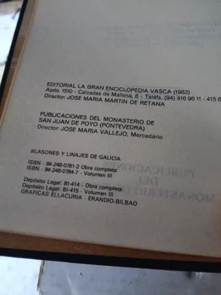 Blasones y Linajes de Galicia