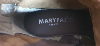 Botines color camel de ante,estilo boho, cómodos