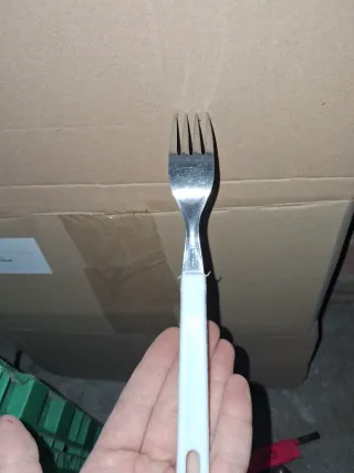 Juego de 3 Cuchillos y Tenedores Acero Inoxidable