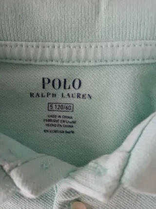 Polo Ralph Lauren neonato azzurro
