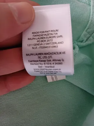 Polo Ralph Lauren neonato azzurro