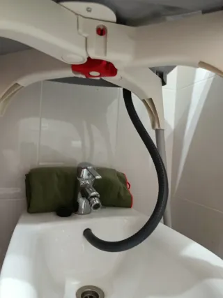 Bañera bebé con soporte y desagüe