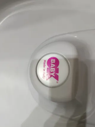 Bañera bebé con soporte y desagüe