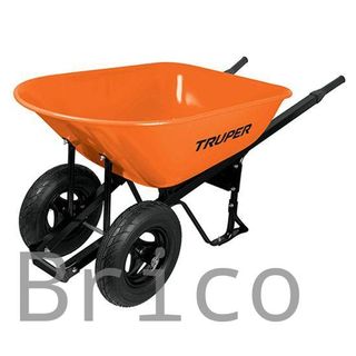 Carretilla 120 Litros  Metálica - 2 Ruedas - Truper