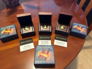 Pack Monedas Oro 1/4 Onza El Señor de los Anillos