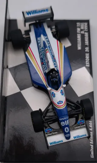 WILLIAMS FW 15 D. HILL ESTORIL 1994 1:43 MINICHAMP