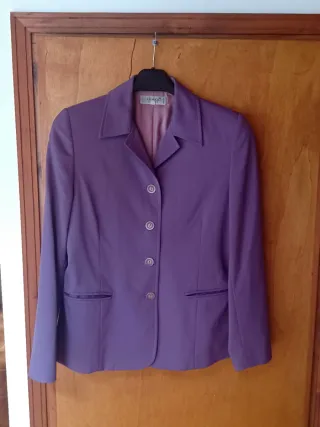 Giacca elegante viola da donna