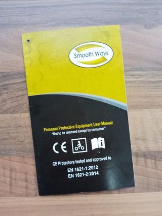 Espaldera moto homologada CE Nivel 2, 38 cm S