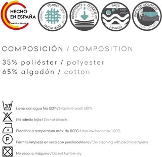 Fodera per divano a 3 posti beige/grigio