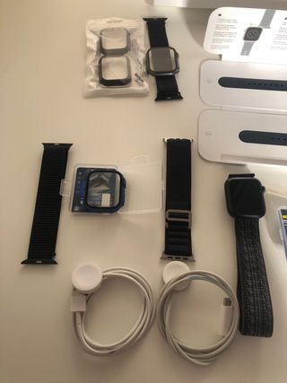 Apple Watch Negro/Plateado con Accesorios