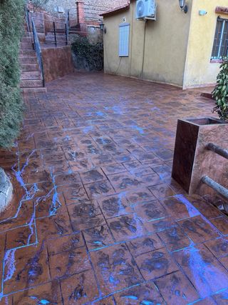 Hormigón impreso para exteriores