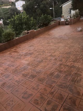 Hormigón impreso para exteriores